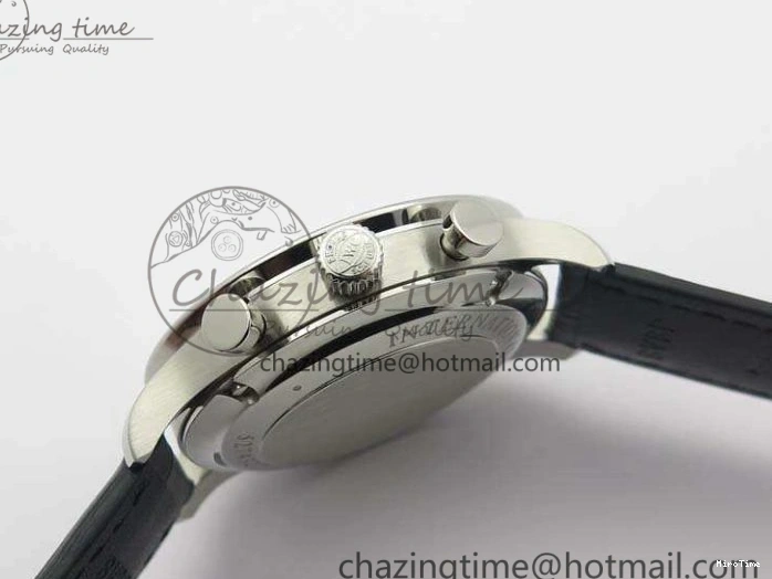 MIROTIME 0421 MoistureWicking Portuguese IW371491 ZF 1:1 Best Edition SS Blue Dial On Leather Strap A79350 (Slim Movement) V 7221